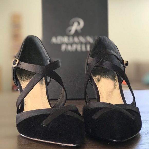 Adrianna Papell Hepburn Pumps, Black Velvet - Picture 3 of 8